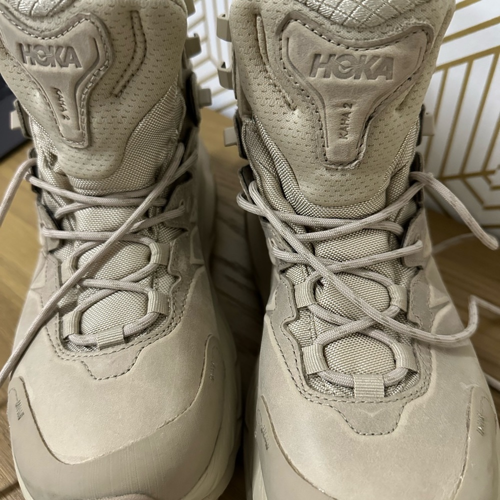 Hoka One One Athletic Shoes in Tan